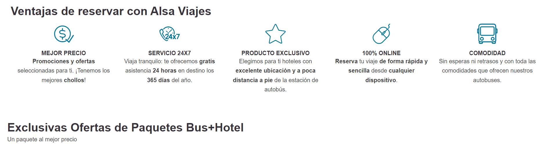 Conoce Alsa Viajes. Ofertas exclusivas